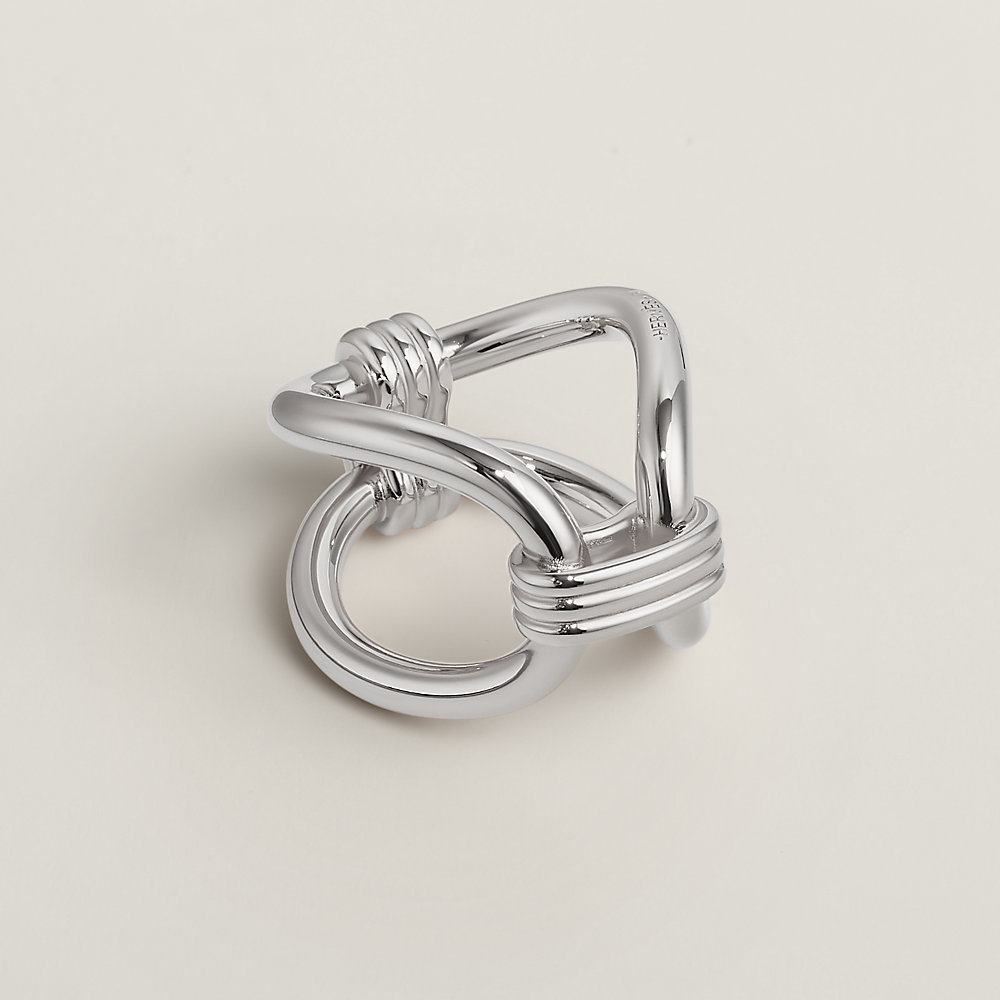 スカーフリング 《ヌー・ドゥ・H》 | Hermès - エルメス-公式サイト スカーフリング 《ヌー・ドゥ・H》 | Hermès - エルメス-公式サイト